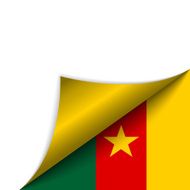 Cameroon Country Flag Turning Page N2