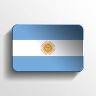 Argentina 3D button
