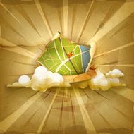 Map Old old style background