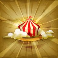 Circus old style background