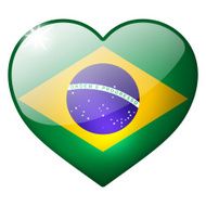 brazil heart button