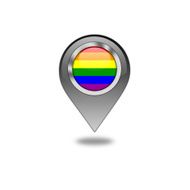 Gay flag navigation pointer