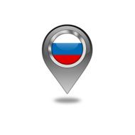 Russia flag navigation pointer