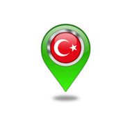 Turkish flag navigation pointer N2