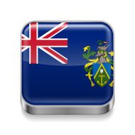 Metal icon of Pitcairn Islands