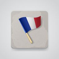 France flag vector icon