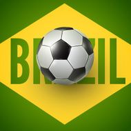 Soccer ball of Brazil 2014