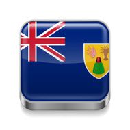 Metal icon of Turks and Caicos Islands