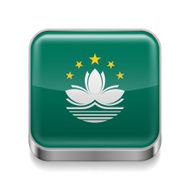 Metal icon of Macau