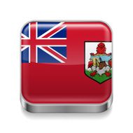 Metal icon of Bermuda