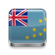 Metal icon of Tuvalu