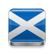 Metal icon of Scotland