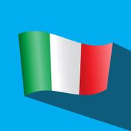 italy flag vector icon