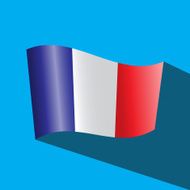 France flag vector icon N2