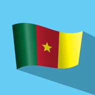 cameroon flag vector icon