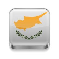 Metal icon of Cyprus