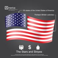 flag america concept vector N2