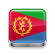 Metal icon of Eritrea