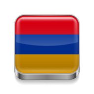 Metal icon of Armenia