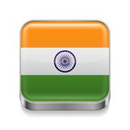 Metal icon of India