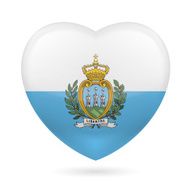 Heart icon of San Marino