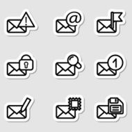 Envelopes Icons as Labels Vol2