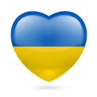 Heart icon of Ukraine