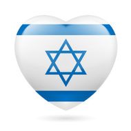 Heart icon of Israel