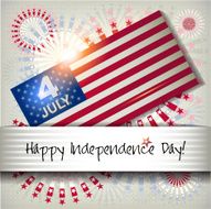 Independence Day card or background July 4 N6