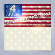 Independence Day card or background July 4 N12