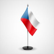 Table flag of Czech Republic