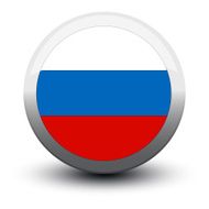 flag icon web button russia