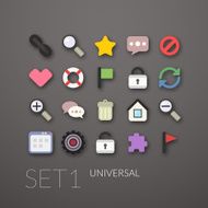 Flat Icons Set N29