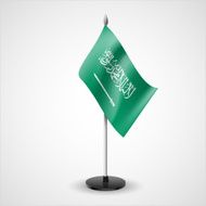 Table flag of Saudi Arabia