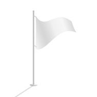 White flag Vector illustration N4