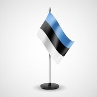 Table flag of Estonia