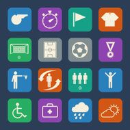 Soccer Icons set N4