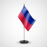 Table flag of Haiti