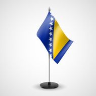 Table flag of Bosnia and Herzegovina