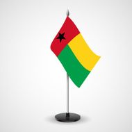 Table flag of Guinea-Bissau