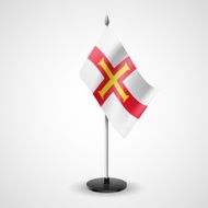 Table flag of Guernsey