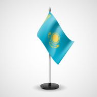 Table flag of Kazakhstan