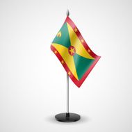Table flag of Grenada