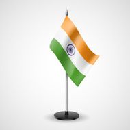 Table flag of India