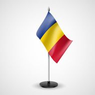 Table flag of Chad