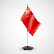 Table flag of China