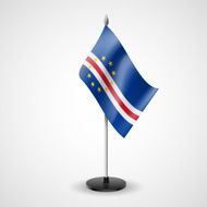 Table flag of Cape Verde