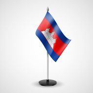 Table flag of Cambodia