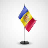 Table flag of Andorra