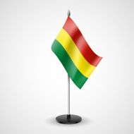 Table flag of Bolivia